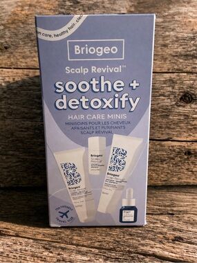 Briogeo Scalp Revival Soothe + Detoxify Hair Care Minis - 4 piece set NIB
